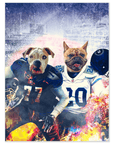 Póster personalizado para dos mascotas "Tennessee Doggos"
