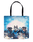 Bolsa de mano personalizada para 3 mascotas 'Carolina Doggos'
