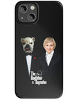 Funda personalizada para teléfono humano o mascota 'The Dogfather & Dogmother'