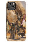 Funda personalizada para teléfono con 2 mascotas 'Yodogg & Jedi-Doggo'
