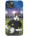 Funda para móvil personalizada 'El jugador de rugby'