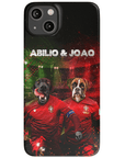 'Portugal Doggos' Funda personalizada para teléfono con 2 mascotas