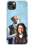 Funda para teléfono personalizada 'Step Doggo & Human (hembra)'