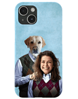 Funda para teléfono personalizada 'Step Doggo & Human (hembra)'