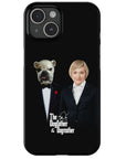 Funda personalizada para teléfono humano o mascota 'The Dogfather & Dogmother'