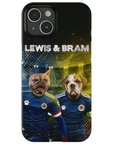 Funda personalizada para teléfono con 2 mascotas 'Scotland Doggos'