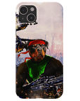 Funda para teléfono personalizada 'Rambo Doggo'