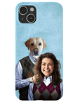 Funda para teléfono personalizada 'Step Doggo & Human (hembra)'
