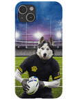 Funda para móvil personalizada 'El jugador de rugby'