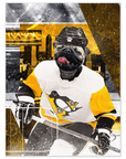 Póster personalizado para mascotas "Pittsburgh Doggos Hockey"