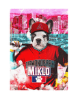 Lienzo personalizado para mascotas de pie "Arizona Diamondpaws"