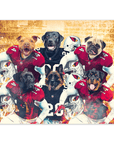 Póster personalizado para 6 mascotas "Arizona Doggos"