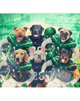 Manta personalizada para 6 mascotas 'New York Jet-Doggos'