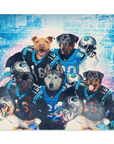 Manta personalizada para 5 mascotas 'Carolina Doggos'