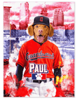 Póster personalizado para mascotas de los Cleveland Guardpaws