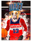 Póster de perro personalizado 'Washingdog Wizards'