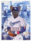 Manta personalizada para mascotas "Kansas City Doggo Royals"