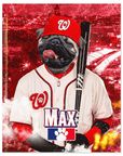 Póster personalizado para mascotas de 'Washington Nationpaws'