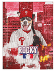Manta personalizada para mascotas 'Philadelphia Pawllies'