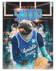 Manta personalizada para mascotas 'Charlotte Hornets Doggos'