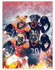 Póster personalizado para 4 mascotas "Denver Doggos"