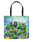 Bolsa de mano personalizada para 6 mascotas 'Seattle Doggos'