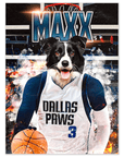 Póster de perro personalizado "Dallas Mavericks Doggos"
