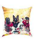 Cojín personalizado para 3 mascotas "Arizona Doggos"