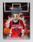 Manta personalizada para mascotas 'Washingdog Wizards'