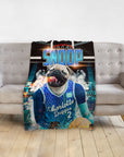 Manta personalizada para mascotas 'Charlotte Hornets Doggos'