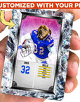 Personalized Pet Football Trading Cards