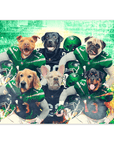 Póster personalizado de 6 mascotas 'New York Jet-Doggos'