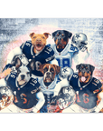 Póster personalizado de 5 mascotas "Dallas Doggos"