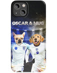 Funda personalizada para teléfono con 2 mascotas 'England Doggos'