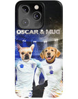 Funda personalizada para teléfono con 2 mascotas 'England Doggos'