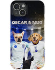 Funda personalizada para teléfono con 2 mascotas 'England Doggos'