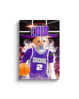 Lienzo personalizado para mascotas 'Sacramento Kings Doggos'
