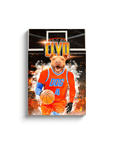 Lienzo personalizado para mascotas 'Okc Thunders Doggos'