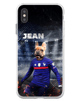 Funda para teléfono personalizada 'France Doggos Soccer'