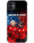Funda personalizada para teléfono con 2 mascotas 'Czech Doggos'
