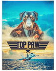 Manta personalizada para mascotas 'Top Paw'
