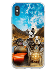'Harley Wooferson' Funda personalizada para teléfono con 3 mascotas