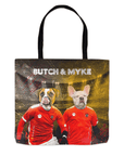 Bolsa Tote Personalizada para 2 Mascotas 'Austria Doggos'