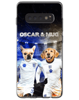 Funda personalizada para teléfono con 2 mascotas 'England Doggos'