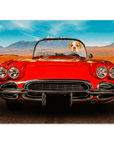Póster personalizado para mascotas 'The Classic Paw-Vette'