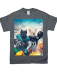 Camiseta personalizada para 2 mascotas 'Jacksonville Doggos'