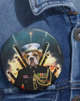 El pin personalizado marino