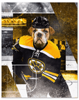 Póster Mascota personalizada 'Boston Chewins'