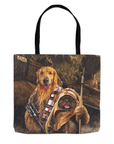 Bolsa de tela personalizada para 2 mascotas 'Chewdogga & Dogg-E-Wok'
