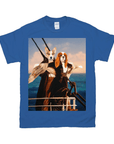 Camiseta personalizada para 2 mascotas 'Titanic Doggos'